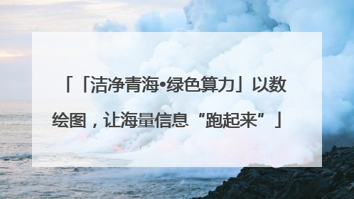 「洁净青海•绿色算力」以数绘图，让海量信息“跑起来”