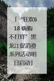 “狂欢618·嗨购不打烊”黑龙江促消费系列活动明日启动