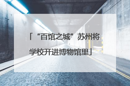 “百馆之城”苏州将学校开进博物馆里