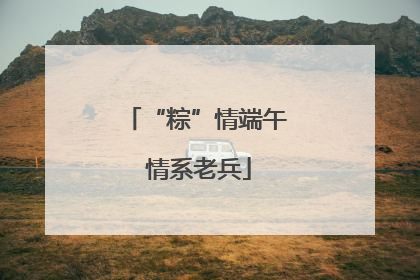 “粽”情端午 情系老兵