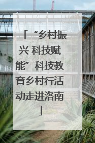 “乡村振兴 科技赋能”科技教育乡村行活动走进洛南