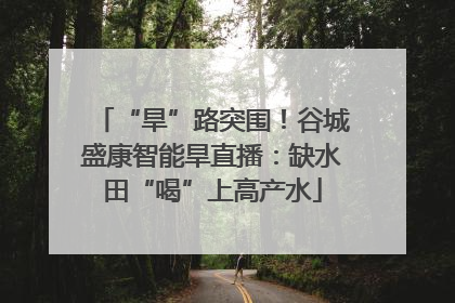 “旱”路突围！谷城盛康智能旱直播：缺水田“喝”上高产水