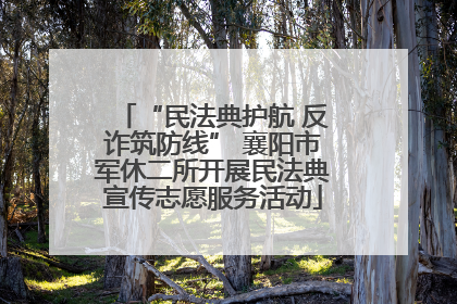 “民法典护航 反诈筑防线” 襄阳市军休二所开展民法典宣传志愿服务活动