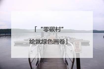 “零碳村” 绘就绿色画卷