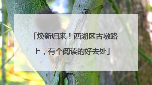 焕新归来！西湖区古墩路上，有个阅读的好去处