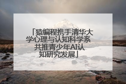 猿编程携手清华大学心理与认知科学系 共推青少年AI认知研究发展