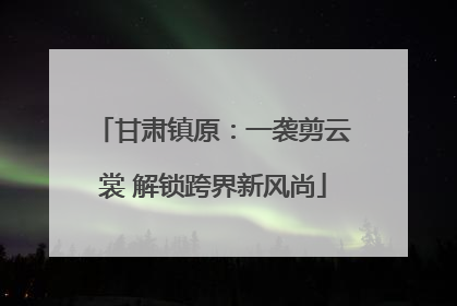 甘肃镇原：一袭剪云裳 解锁跨界新风尚