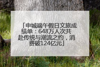 申城端午假日文旅成绩单：648万人次共赴传统与潮流之约，消费破124亿元