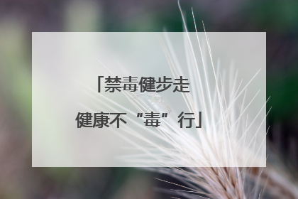 禁毒健步走  健康不“毒”行