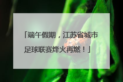 端午假期，江苏省城市足球联赛烽火再燃！