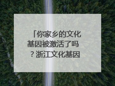 你家乡的文化基因被激活了吗？浙江文化基因图谱即将上线