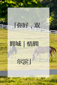 你好，双拥城｜情拥尔滨