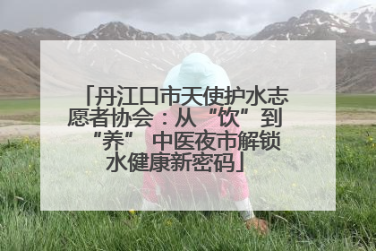 丹江口市天使护水志愿者协会：从“饮”到“养” 中医夜市解锁水健康新密码
