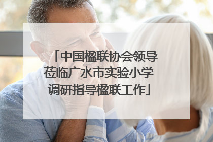 中国楹联协会领导莅临广水市实验小学调研指导楹联工作