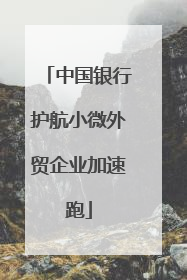 中国银行护航小微外贸企业加速跑