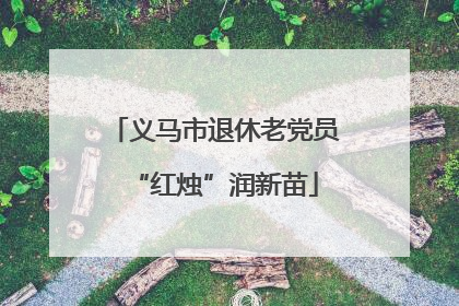 义马市退休老党员“红烛”润新苗