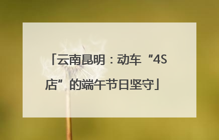 云南昆明：动车“4S店”的端午节日坚守