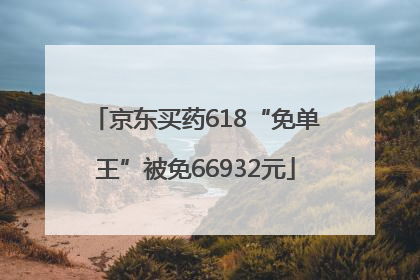 京东买药618“免单王”被免66932元