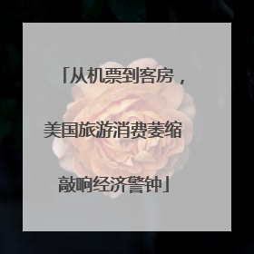 从机票到客房，美国旅游消费萎缩敲响经济警钟