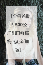 全省首批！300公斤出口鲜杨梅飞赴新加坡