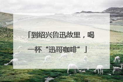 到绍兴鲁迅故里，喝一杯“迅哥咖啡”