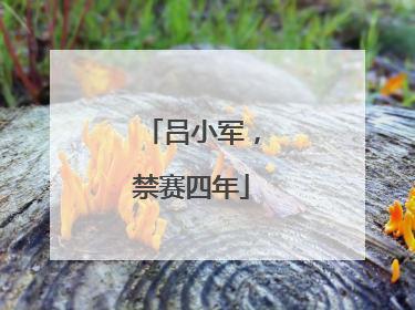 吕小军，禁赛四年