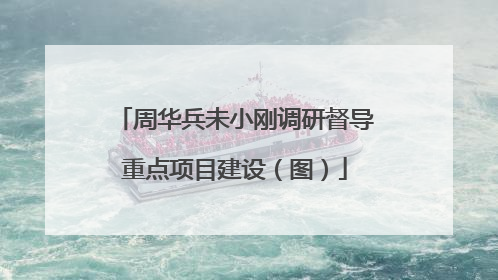 周华兵未小刚调研督导重点项目建设（图）