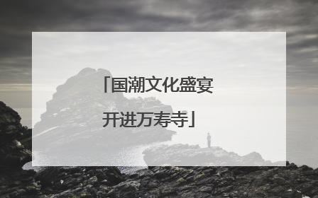 国潮文化盛宴开进万寿寺