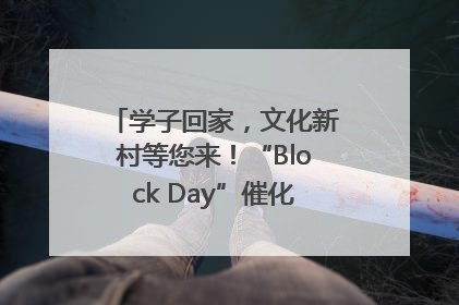 学子回家，文化新村等您来！“Block Day”催化学院式街区新生态