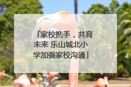 家校携手，共育未来 乐山城北小学加强家校沟通