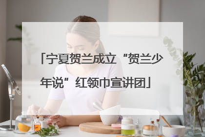 宁夏贺兰成立“贺兰少年说”红领巾宣讲团