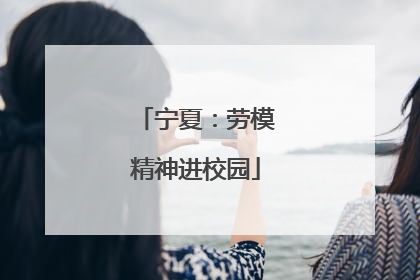 宁夏：劳模精神进校园