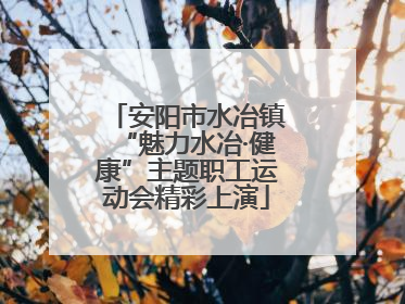安阳市水冶镇“魅力水冶·健康”主题职工运动会精彩上演