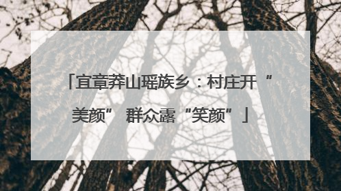 宜章莽山瑶族乡：村庄开“美颜” 群众露“笑颜”