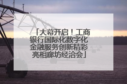 大幕开启！工商银行国际化数字化金融服务创新精彩亮相廊坊经洽会
