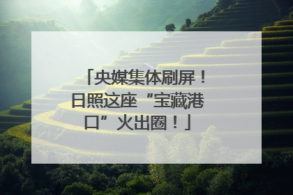 央媒集体刷屏！日照这座“宝藏港口”火出圈！