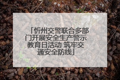 忻州交警联合多部门开展安全生产警示教育日活动 筑牢交通安全防线