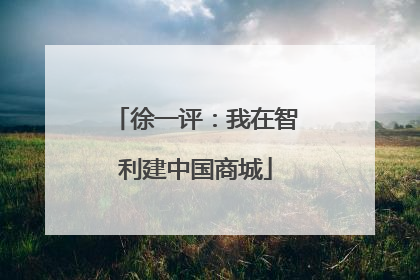 徐一评：我在智利建中国商城
