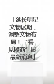 延长明星文物展期，调整文物布局！“看·见殷商”展最新消息