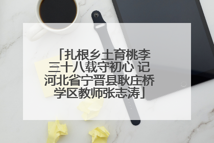 扎根乡土育桃李 三十八载守初心 记河北省宁晋县耿庄桥学区教师张志涛
