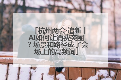 杭州两会·追新丨AI如何让消费突围？场景和路径成了会场上的高频词