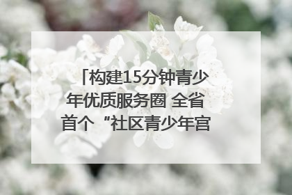 构建15分钟青少年优质服务圈 全省首个“社区青少年宫”落地成都成华区｜一老一小总关情