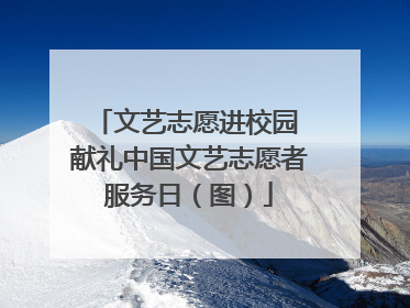 文艺志愿进校园 献礼中国文艺志愿者服务日（图）