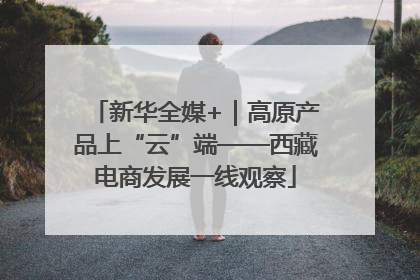 新华全媒+｜高原产品上“云”端——西藏电商发展一线观察