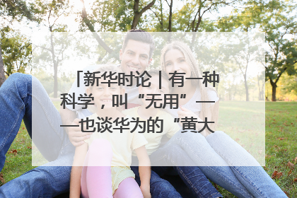 新华时论｜有一种科学，叫“无用”——也谈华为的“黄大年茶思屋”