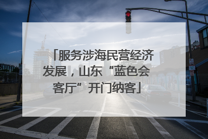 服务涉海民营经济发展，山东“蓝色会客厅”开门纳客