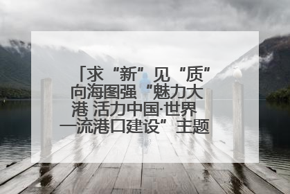 求“新”见“质” 向海图强“魅力大港 活力中国·世界一流港口建设”主题宣传活动走进山东