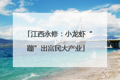 江西永修：小龙虾“蹦”出富民大产业