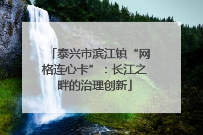 泰兴市滨江镇“网格连心卡”：长江之畔的治理创新