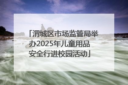 渭城区市场监管局举办2025年儿童用品安全行进校园活动